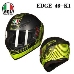 AA Designer Helmet Full Face Open Face Motorcycle Agv K1 Helmet Universal Anti Fog Motorcycle Racing Full Helmet Covered Sail Rider Equipment YI-I00H