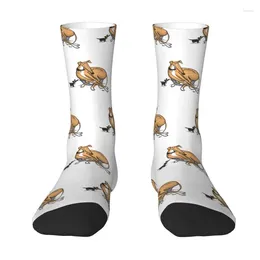 Men's Socks Kawaii Whippet Sihthound Dog Dress Unisex Breathbale Warm 3D Print Greyhound Crew