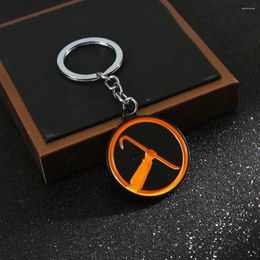 Keychains Half-Life Alyx Key Chain Game Half Life LAMBDA Logo Pendant Necklace Metal Keychain Keyrings Gift Jewelry For Men