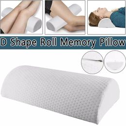 Pillow Half Moon Memory Foam sleeping Pillows Back waist leg pain alleviate support cushion women legs Orthopedic health care pillow 231102