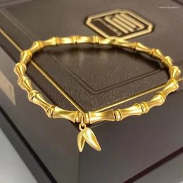 Charm Bracelets 2023 Fashion Women's Bamboo Bracelet Is Fashionable And Minimalist In Its Style. Jewellery Can Be Used As A Gift