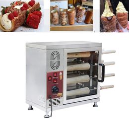 Bread Makers Commercial Electric Heat Hungarian Chimney Roller Toaster Cake Roll Oven Bread Oven Ice Cream Bagels Maker