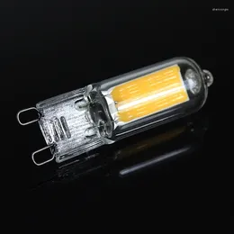 Ampoule Glass G9 6W 9W 12W No Flicker LED COB Bulb 220V Light Home Chandelier Spotlight Replace 25W 45W Halogen Lamps Bombillas