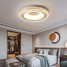 Ceiling Lights LED Round Light Living Room Bedroom Kitchen Lighting Fixtures With Remote Control Surface Decorative