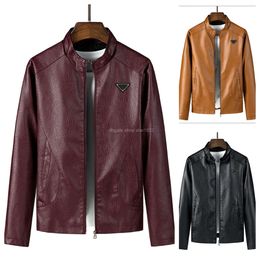 Designer Brand Couple PU Jacket Fashion Trend PA Home Original Brand Sport Coat Hooded Vest Shorts Leather Jacket For Men And Women