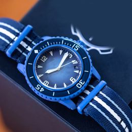 Die Atlantic Ocean Watch Herrenuhr, Biokeramik, automatische mechanische Uhren, hochwertige, voll funktionsfähige Designer-Armbanduhren für den Pazifik, den Antarktischen Ozean und den Indischen Ozean