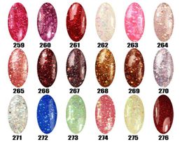 WholeGel Len 3D Gel nail polish soak off uvled Glitter nail lacquer for nail art 300 fashion colors are available gel va3612241