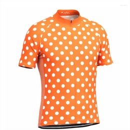 Racing Jackets 2023 Mens Professional Short Sleeve Cycling Jerseys Wave Point Bike Clothing Shirts MTB Quick Dry Bicycle Wear Ropa Ciclismo