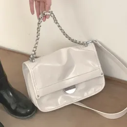 Вечерние сумки, универсальная большая сумка большой вместимости, усовершенствованная сумка на плечо с цепочкой, модная серебряная винтажная сумка 2023 года, INS, женская сумка через плечо