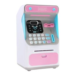Other Toys Mini ATM Money Bank with Electronic Lock Face Recognition For Kids Teens Boys 230403