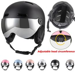 Ski Goggles Skiing Helmet Goggles Quality Ski Helmet Safety Ski Skateboard Snowboard Motorcycle Snowmobile Helmet Sport Helmet For Adult Kid 231102