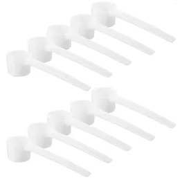 Measuring Tools 10pcs Reusable Spoon- Free Stackable Cup For And Dry Measurement ( White ) Stainless Steel Plastic Spoons