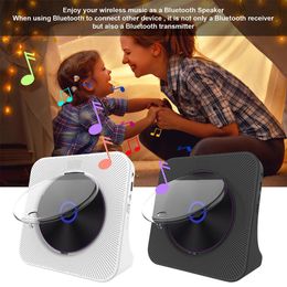 CD Player Portable Home Fm Radio Wall Mountable Retro Bluetooth compatible Music Disc Album 230403