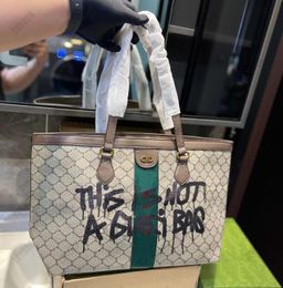 5A top Shopping bag luxury handbag women Designer Shoulder Bag fashion double letter classic cross body bags large capacity totes