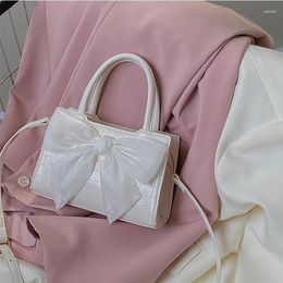 Evening Bags Tote Bag 2023 Fairy Style Bow Hand Sweet Cute Retrosac A Main Femme Bolsos Mujer Tendecia PursesEvening
