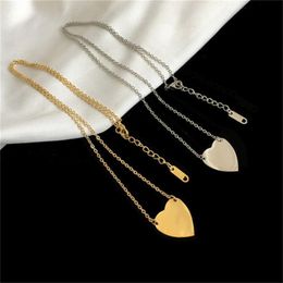 Body Jewellery Designer Necklaces Women Mens Chain Classic Vintage Initial Necklace Stainless-Steel Personalised Luxury Necklace Silver Gold Filled Pendant Trendy