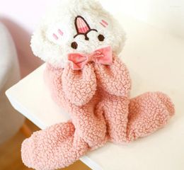 Dog Apparel Smile Pet Cotton Padded Clothes Autumn And Winter Warm Cold Proof Plush Thickened Cashmere Small