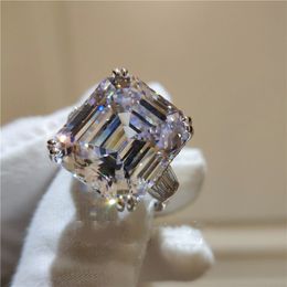 2023 2Wedding Engagement Cocktail Women topaz Rings finger Fine Jewelry