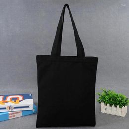 Storage Bags 5 Pcs Natural Cotton HandBag Canvas Tote Shoulder Reusable Vegetable Crossbody Bag