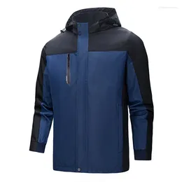 Men's Jackets Jacket Coat Windbreaker Autumn Sports Windproof Waterproof Group Outdoor