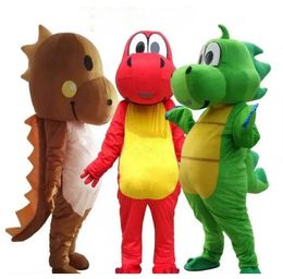 Factory sale hot Green Dinosaur Chicken Mascot Costumes Adult Size bear cartoon costume high quality Halloween Party