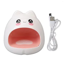 Nail Dryers Light Lamp Chips Portable Mini UV LED Fast Drying 24W Cute Cat Shape For Salon Toenail