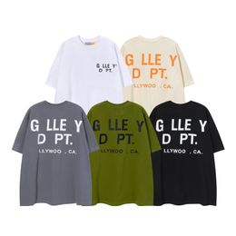 New Fashion Brand Letter Printing Designer T-shirt Top Loose Teenage Couple Male Female Summer New High Street Fashion Brand Simple Versatile Fashion Short Sleeve