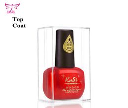 WholeKasi 15ml top coat nail gel polish no wipe lasting gel polish prefessional nail art polish transparent soak off top coat8386564