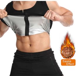 Men's Body Shapers Men Neoprene Zipper Sweat Sauna Vest Waist Trainer Slimming Shapewear Shaper Corset For WomenMen's