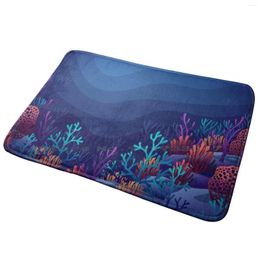 Carpets Under Sea Ocean Bathmat Entrance Door Mat Bath Rug Shower Cute Design