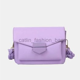 Shoulder Bags Small soulder bag suitable women's shoulder strap cross body flip bag wallet solid color women's bag PU Leathercatlin_fashion_bags