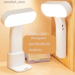 Desk Lamps Eye Protection LED Learning Creative Gift Dormitory Desk Function Student Table Lamp USB Charging Folding Q231104