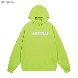 High Classic Men's Paris Balenciiaga Quality Fashion Brand Family Hoodies Letter Printing Worn Hoodie Women's Couple Hooded Sweater 5252