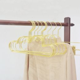 Hangers Racks 10/5-piece baby clothes hanger gold non-slip metal space saving cloud shaped hanger wardrobe storage Organiser hanger 230403