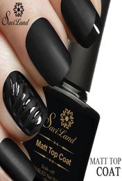 WholeSaviland 1pcs 10ml Matt Varnish Matte Top Coat Nail Gel Polish Nail Art Finish Top Coat Gel Lacquer Matt Top Gel8255353