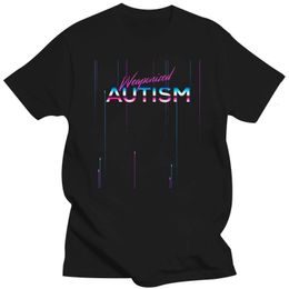 Mens TShirts Weaponized Autism Shirt Disco Style Funny 80S Aesthetic Gift 230403