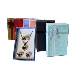 Jewellery Pouches Wholesale 5 8cm 16pcs/lot Set Gift Box Party Ribbon Ring Storage Wedding Earring Stud Organiser