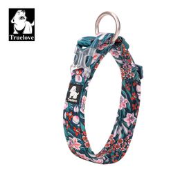 Dog Collars Leashes Truelove Floral Pet Collar Padded Comfort Cushion Camouflage Small Medium and Large Dogs Pets Running Outdoors TLC5273 230403