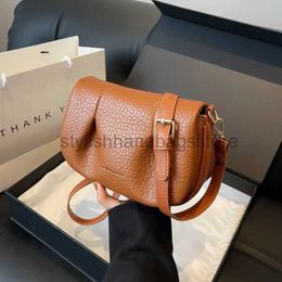 Shoulder Bags Pu Leader Designer Luxury Package Bag Small Solid Colour Women's Soul 2023 Trend Packagestylishhandbagsstore