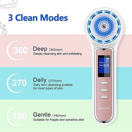 Face Care Devices 2 in 1 electric cleaning instrument USB charging wash brush blackhead remover 231102