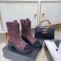 fashion brand 2020 Sexy Simple Genuine Leather Splicing short tube comfort Martin boots hot sales 35-4 CCity