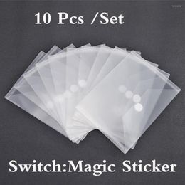 Storage Bags 10pcs/Lot Magic Sticker Bag Strong Stick Stamps & Metal Cutting Dies Pockets