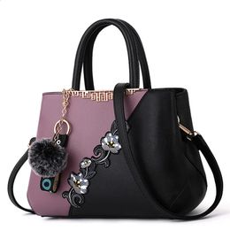 Evening Bags Embroidered Messenger Women Leather Handbags for Sac a Main Ladies Hand Bag Female bag 231102