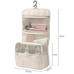 Makeup Borstes Multi Functional Foldning Hanging Cosmetic Storage Bag Portable Brush Large Capacity Travel 231102