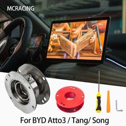 Car Holder For BYD Atto3 Song plus Tang EV DMI Accessories 2023 Central Control Screen Display Rotation Bracket Car GPS Navigation Holder Q231104