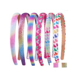 Arts And Crafts Bandanas Headbands Headband Hair Mermaid Hoops Festival Head Wedding Party Women Bands Sequins Headpiece Hairbands M Dhwxp