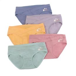 Maternity Intimates 5Pack Low Waist Panties Clothes for Pregnant Women Pregnancy Underwear Clothing Briefs Underpants 231102