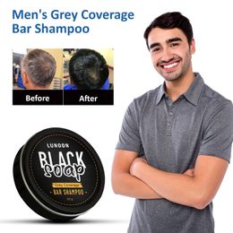 Other Health Beauty Items Shampoo Bar Soap Cover for Grey Hair Men Darkening Compressed Coverage Repair Reverse 231102
