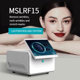 Large Screen RF Beauty Microneedle Roller Acne Scar Stretch Removal RF Skin Tightening Portable Household Beauty Instrument