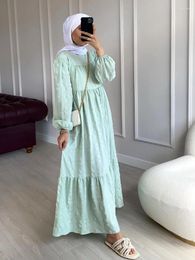 Ethnic Clothing Muslim Dress Women Abaya Dubai Turkey Islamic Robe Arab Femme Musulman Dresses For Kaftan